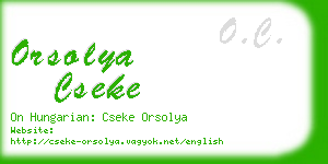 orsolya cseke business card